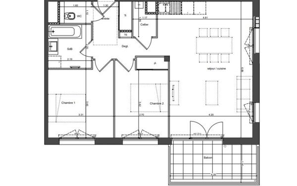 Appartement à vendre    3 pièces •  Thyez