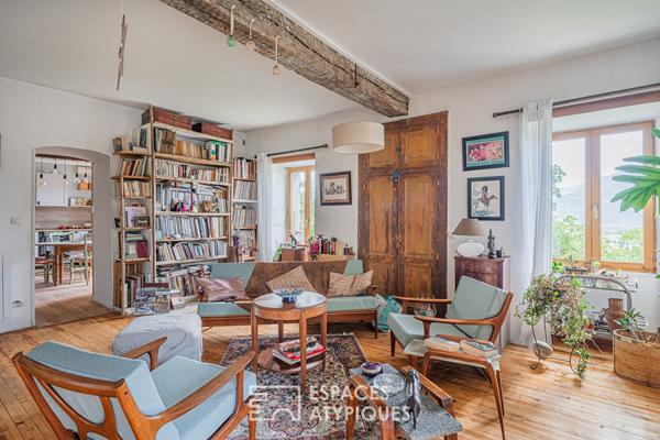 Ancienne ferme avec vue sur la cluse de Voreppe