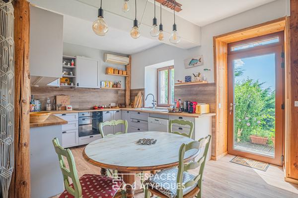 Ancienne ferme avec vue sur la cluse de Voreppe