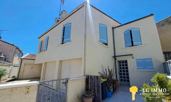 Maison  centre ville 3 garages,2 terrasses 200m de la plage
