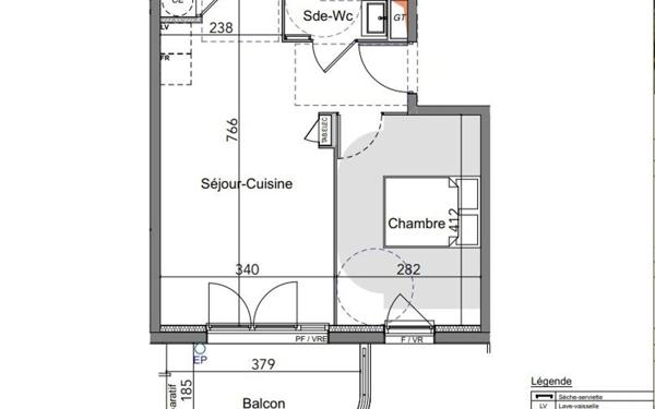 Appartement à vendre    2 pièces •  Toulon