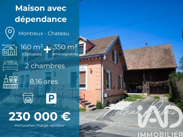 Maison à vendre 5 pièces 141 m² Montreux-Château