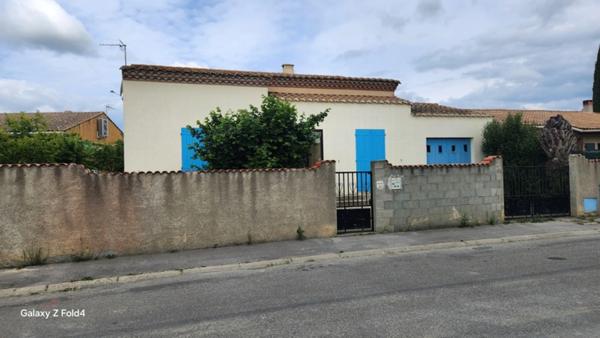 Rare ! Grande villa avec jardin arboré au calme à Coursan 160 m2 environ