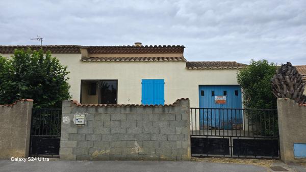 Rare ! Grande villa avec jardin arboré au calme à Coursan 160 m2 environ