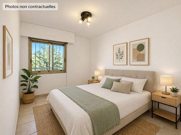 Le Cannet MontJoli - Appartement 3 pièces 63m² - Terrasse sud au calme - piscine - cave