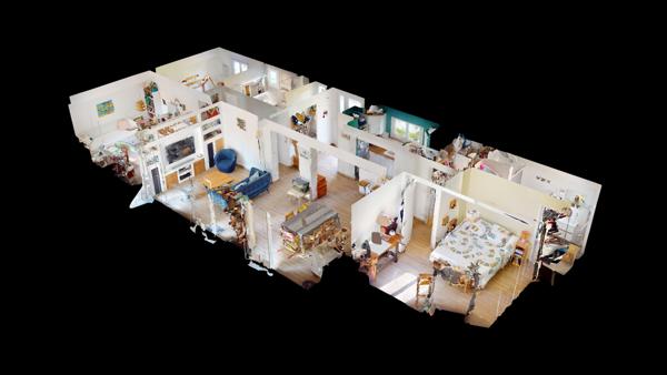 Rare, BALMA, coeur de ville, Appartement T4, grand garage et bureau sous-sol