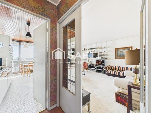 GARCHES - Buzenval appartement 4 pièces 82m2 - Dernier étage vue Paris