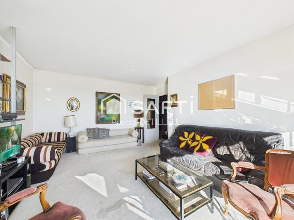 GARCHES - Buzenval appartement 4 pièces 82m2 - Dernier étage vue Paris