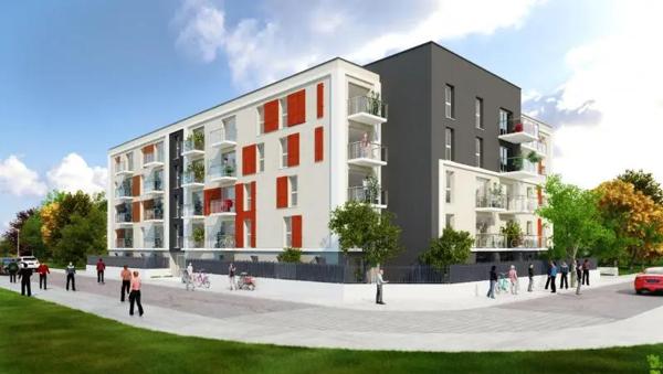 Appartement à louer 2 pièces 44.42m²