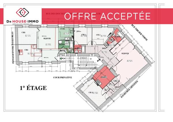 Immeuble à vendre 25 pièces de 492 m²