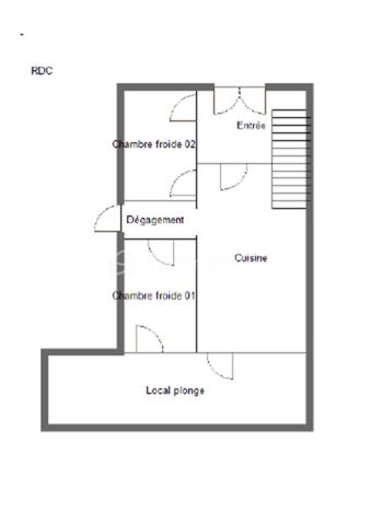 Immeuble mixte de 85 m²