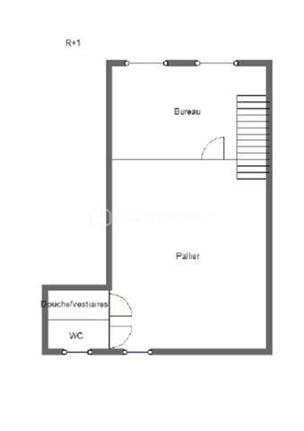 Immeuble mixte de 85 m²