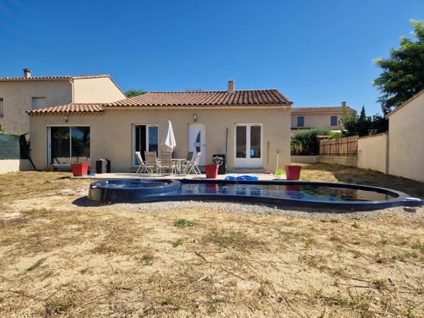 Maison de 130m² sur terrain de 569m² avec piscine