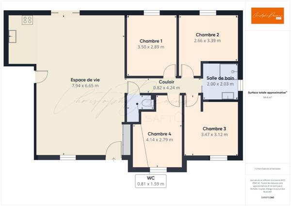 Pavillon de plain-pied tout confort avec piscine – Saint-Fraimbault-de-Prières