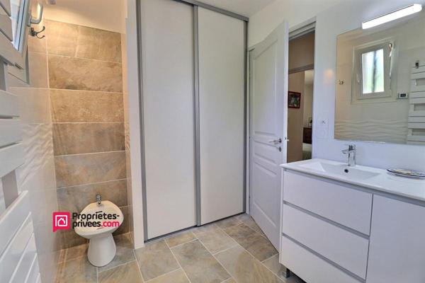 Uzès, direction Nîmes, Villa avec piscine et garage