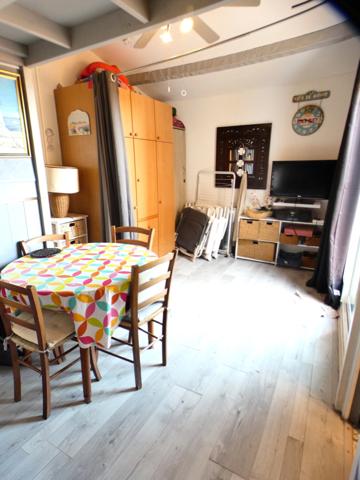 Roquille. Studio mezzanine avec terrasse et parking