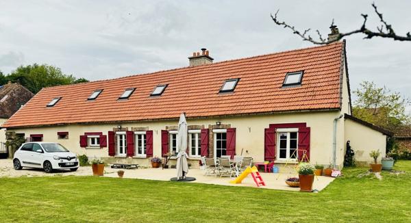 Longère 6 pièces 180m2 + grange sur 1356m2