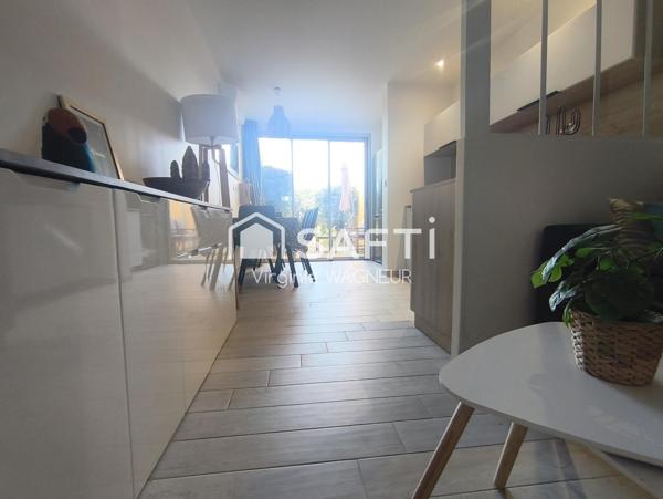 Studio avec terrasse - Proche mer - parking gratuit