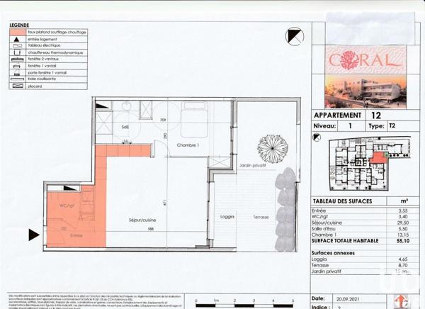 Appartement à vendre 