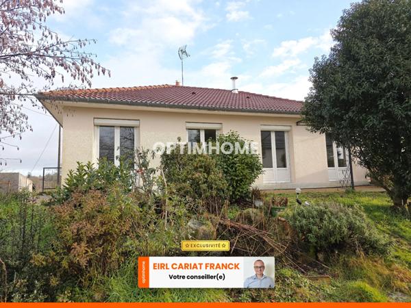MAISON DE SEMI PLAIN-PIED de 95 M2, L’ENSEMBLE SUR 970 M² DE TERRAIN CLOS AVEC UN DÉPENDANCE :