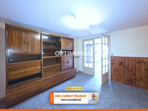 MAISON DE SEMI PLAIN-PIED de 95 M2, L’ENSEMBLE SUR 970 M² DE TERRAIN CLOS AVEC UN DÉPENDANCE :