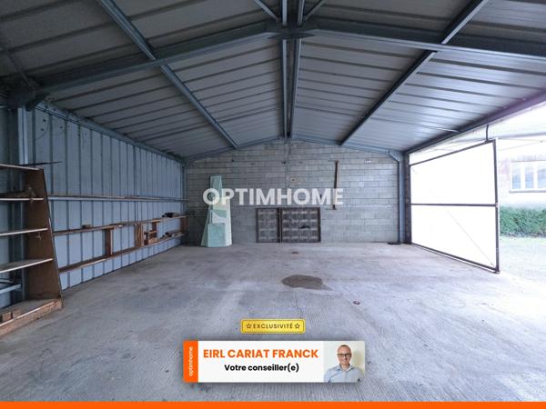 MAISON DE SEMI PLAIN-PIED de 95 M2, L’ENSEMBLE SUR 970 M² DE TERRAIN CLOS AVEC UN DÉPENDANCE :