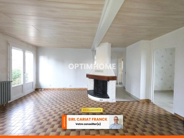 MAISON DE SEMI PLAIN-PIED de 95 M2, L’ENSEMBLE SUR 970 M² DE TERRAIN CLOS AVEC UN DÉPENDANCE :