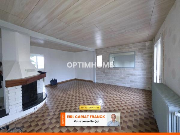 MAISON DE SEMI PLAIN-PIED de 95 M2, L’ENSEMBLE SUR 970 M² DE TERRAIN CLOS AVEC UN DÉPENDANCE :