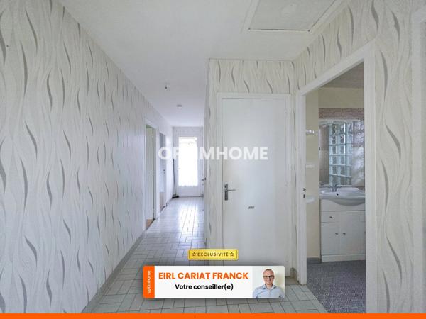 MAISON DE SEMI PLAIN-PIED de 95 M2, L’ENSEMBLE SUR 970 M² DE TERRAIN CLOS AVEC UN DÉPENDANCE :