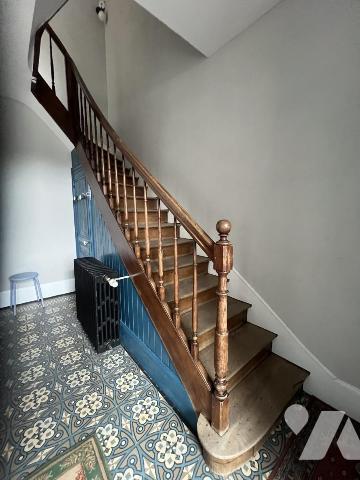 LA FERTE MACE, maison de ville 4 ch sans travaux avec garage et jardin