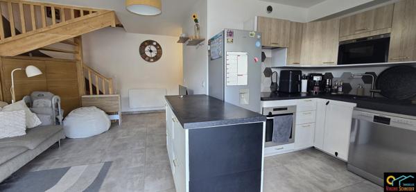 Appartement 3 pieces 47m² carrez et 60m² au sol avec grande terrasse