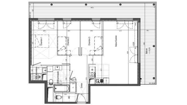 Appartement à vendre 4 pièces 85 m² Saint-Germain-en-Laye