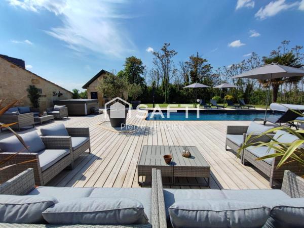 Demeure de prestige, proche Bordeaux, trois maisons