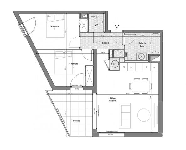 Appartement à vendre 3 pièces 62 m² Uzès
