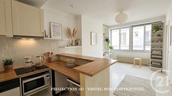 Appartement 2 Pièces à vendre  2 pièces - 39,30 m 2   PARIS  - 75018
