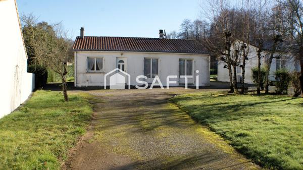 Maison plain pied - 3 chambres - double garage