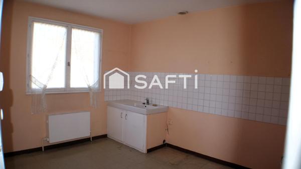 Maison plain pied - 3 chambres - double garage