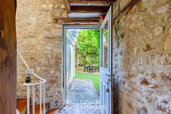 Ensemble immobilier comprenant 2 maisons de charme de 1800, au centre de Nointel à proximité de Presles