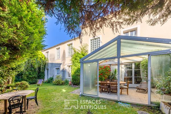 Ensemble immobilier comprenant 2 maisons de charme de 1800, au centre de Nointel à proximité de Presles