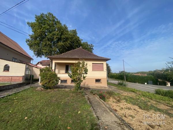 3%COM Maison de plain pied avec 3 chambres et jardin Hochfelden (67270)