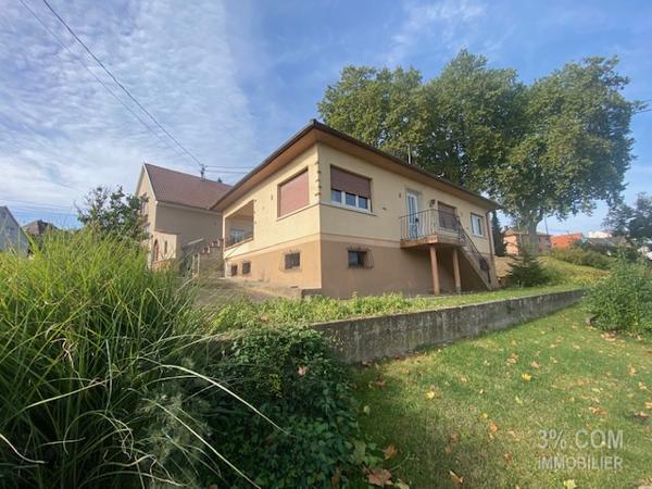 3%COM Maison de plain pied avec 3 chambres et jardin Hochfelden (67270)