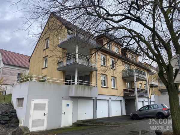 3%.COM Beau F3 avec terrasse, garage et cave. Hochfelden (67270)