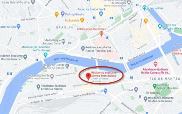 Appartement à vendre    1 pièce • 23,40 m2 Nantes