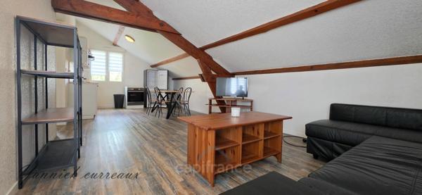 Appartement meublé T2 avec bureau – Parking privatif et cave**