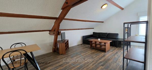 Appartement meublé T2 avec bureau – Parking privatif et cave**