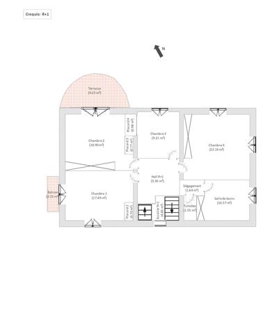 Très belle maison de 191m2 sise sur un terrain de 1180m2 avec une magnifique vue