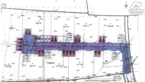 Exclusivité Terrain à bâtir de 404m² à LOCTUDY B713