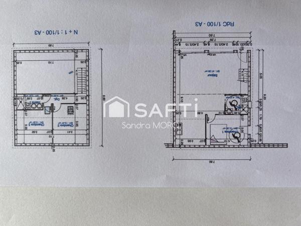Maison bois neuve de 98 m², moderne et éco-conçue.