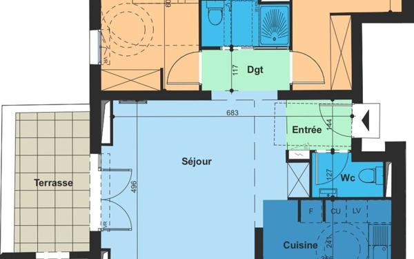 Appartement à vendre    3 pièces • 78,05 m2 Nîmes