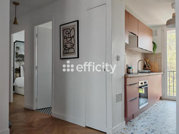 Appartement 3 pièces - 60 m² Exclusivité efficity